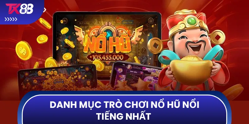 Danh mục trò chơi nổ hũ nổi tiếng nhất